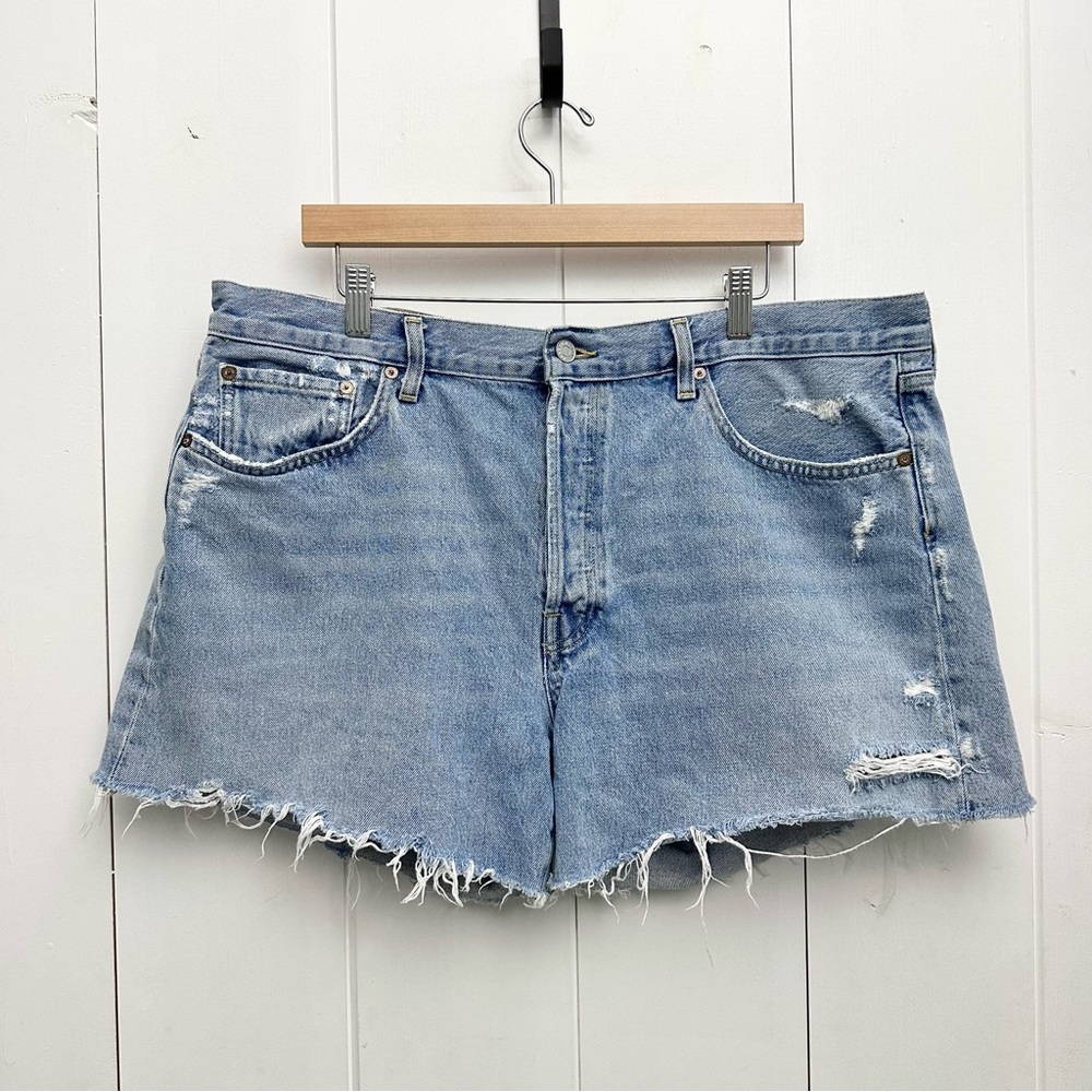 Agolde Parker Long Short In Swap Meet Size 34 - Picture 8 of 14